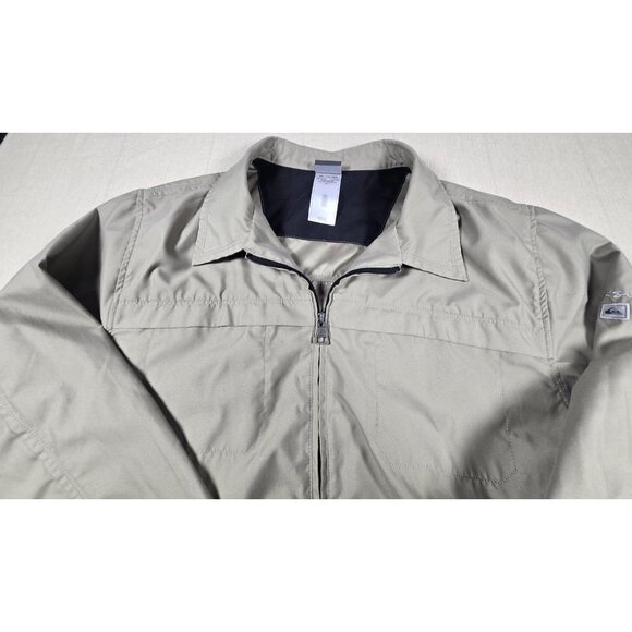 VTG Quicksilver Windbreaker Jacket Men’s XXL Brown Lightweight Full Zip 09/2012 - Picture 2 of 16